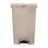 Cestino con pedale frontale Slim Jim beige - 50L - Rubbermaid