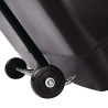 Cestino con pedale frontale Slim Jim nero - 90L - Rubbermaid