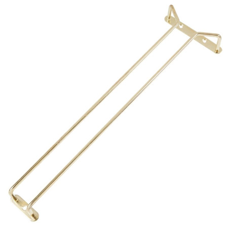 Supporto per bicchieri a stelo in ottone 410mm - FourniResto - Fourniresto