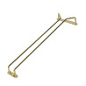 Supporto per bicchieri a stelo in ottone 410mm - FourniResto - Fourniresto