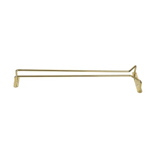 Supporto per bicchieri a stelo in ottone 410mm - FourniResto - Fourniresto