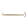 Supporto per bicchieri a stelo in ottone 410mm - FourniResto - Fourniresto