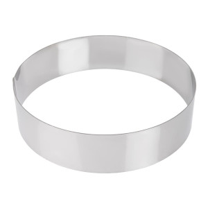 Cercle à mousse inox 240 x 60mm - De Buyer - Fourniresto