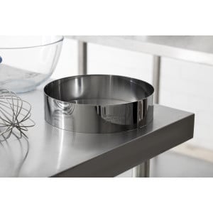 Cerchio per mousse in acciaio inox 240 x 60mm - De Buyer - Fourniresto