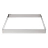 Cercle Per Torta Quadrato in Acciaio Inox - L 200 x P 200mm- De Buyer