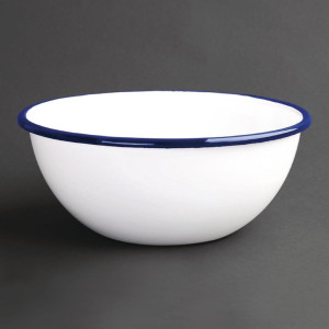 Enamelled steel bowl 155mm - Set of 6 - Olympia - Fourniresto