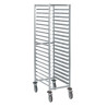 Carrello a guide Eurostandard - 600 x 400mm - 20 livelli - Tournus