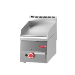 Plancha Gas Naturale Piastra Liscia-P 600mm - Gastro M