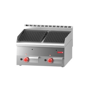Griglia Pietra Lavica Gas-P 600mm - Gastro M