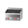 Griglia Pietra Lavica Gas-P 600mm - Gastro M
