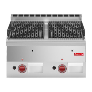Griglia Pietra Lavica Gas-P 600mm - Gastro M