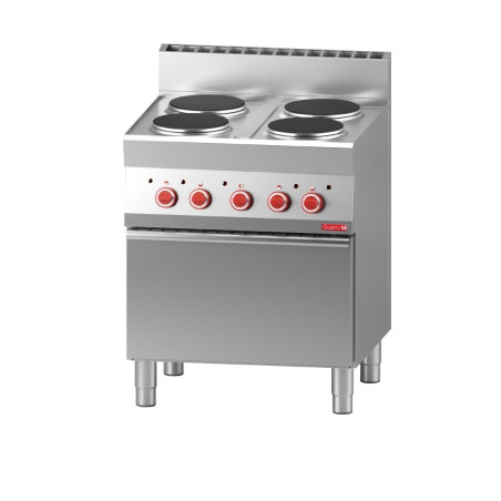 Forno Elettrico 4 Piastre 650 Su Forno Elettrico a Convezione - 400V - Gastro M