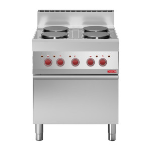 Forno Elettrico 4 Piastre 650 Su Forno Elettrico a Convezione - 400V - Gastro M