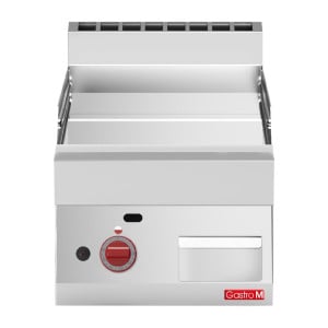 Plancha a Gas 650 con Piastra Rigata - Gastro M