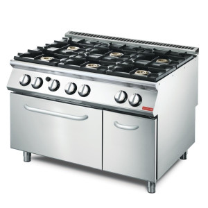 6-Burner Stove and Gas Oven 700 - Gastro M