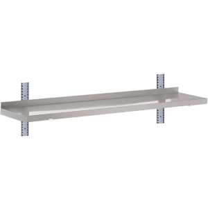 Mensole da parete in acciaio inossidabile senza supporti - L 1200 x P 400mm - Gastro M