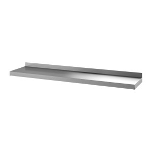 Mensole da parete in acciaio inossidabile senza supporti - L 1400 x P 400mm - Gastro M