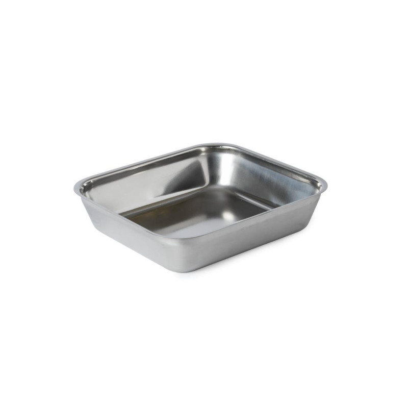 Stainless steel meat tray 244x216x55mm - FourniResto - Fourniresto