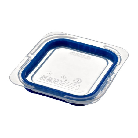 Coperchio Blu in ABS senza BPA - GN 1/6 - Araven - Fourniresto