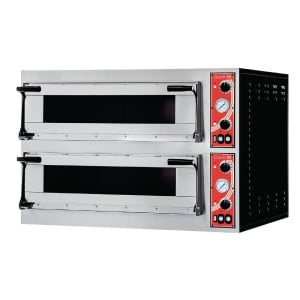 Forno a pizza Roma 2 con 2 camere - 400V - Gastro M