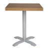 Square Table Top Oak Wood Effect Rustic - L 700mm - Bolero