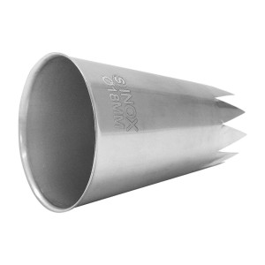 18mm fluted stainless steel socket - Schneider - Fourniresto