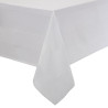 White tablecloth with satin band 2290 x 2290mm - Mitre Luxury - Fourniresto