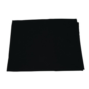 Tovaglia nera 900 x 900mm - Mitre Essentials - Fourniresto