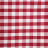 Square red checkered polyester tablecloth 1780 x 1780mm - Mitre Essentials - Fourniresto
