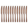 Cyprium Copper Table Knives - Set of 12 - Olympia