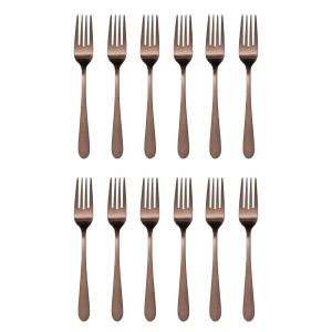 Table Forks Copper Cyprium - Set of 12 - Olympia