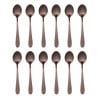 Copper Cyprium Teaspoons - Set of 12 - Olympia