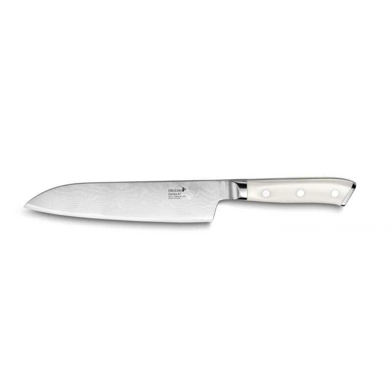 Coltello Santoku Damasco da 18 cm professionale della marca Déglon