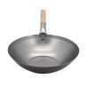 Wok in acciaio dolce - 33 cm - Vogue - Fourniresto