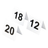 Set of plastic table numbers 11-20 - Olympia - Fourniresto