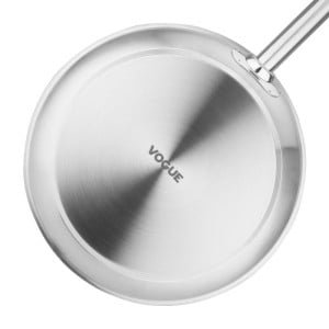 Padella a Induzione in Acciaio Inox - Ø 280 mm - Vogue