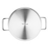 Brasiera in acciaio inox - Ø 240mm - Vogue