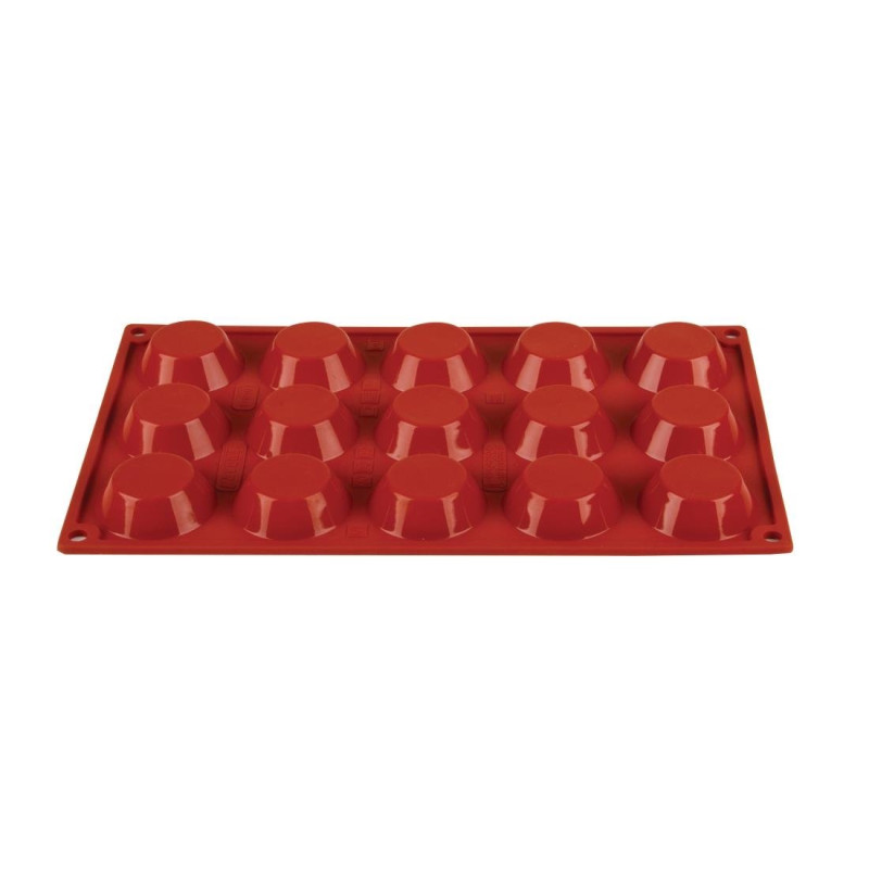 Stampo 15 Tartellette in Silicone Formaflex- Pavoni
