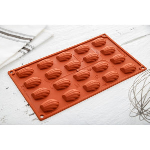 Stampo 20 Mini-Madeleines in Silicone Formaflex - GN 1/3 - Pavoni