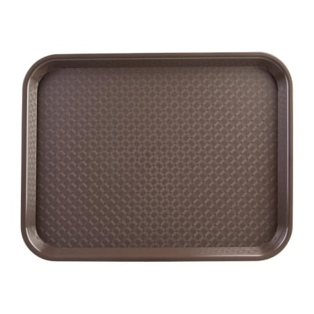 Plateau self-service marron 450 x 350mm - Olympia KRISTALLON - Fourniresto