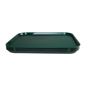 Vassoio self-service verde 450 x 350 mm - Olympia KRISTALLON - Fourniresto