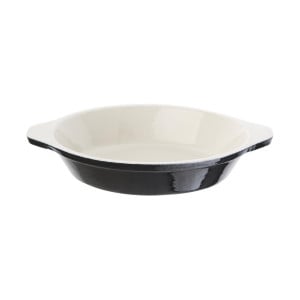 Piatto da gratin tondo nero - 400 ml - Vogue