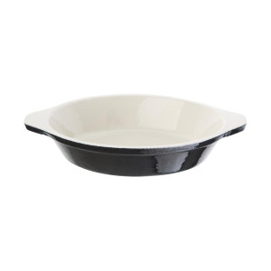 Piatto da gratin tondo nero 750ml - Vogue - Fourniresto