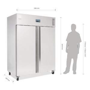 Frigo a due porte 1300L - Positivo - Polar