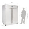 Armadio Refrigerato 2 Porte 1300L - Positivo - Polar