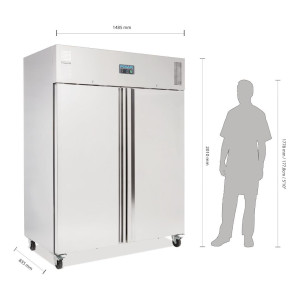 Frigo Negativo a 2 Porte - 1300 L - Polar - Fourniresto