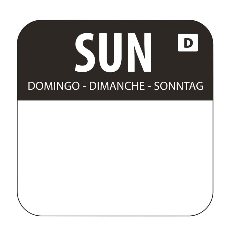 Etichette Solubili per Alimenti "Domenica" - Scatola da 1000 - Vogue