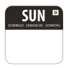 Soluble Labels for Food "Sunday" - Box of 1000 - Vogue