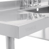 Lavello in Acciaio Inox - L 2400 x P 600 mm - Vogue