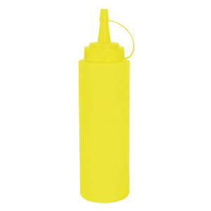 Distributore di salsa 1L giallo - Vogue - Fourniresto